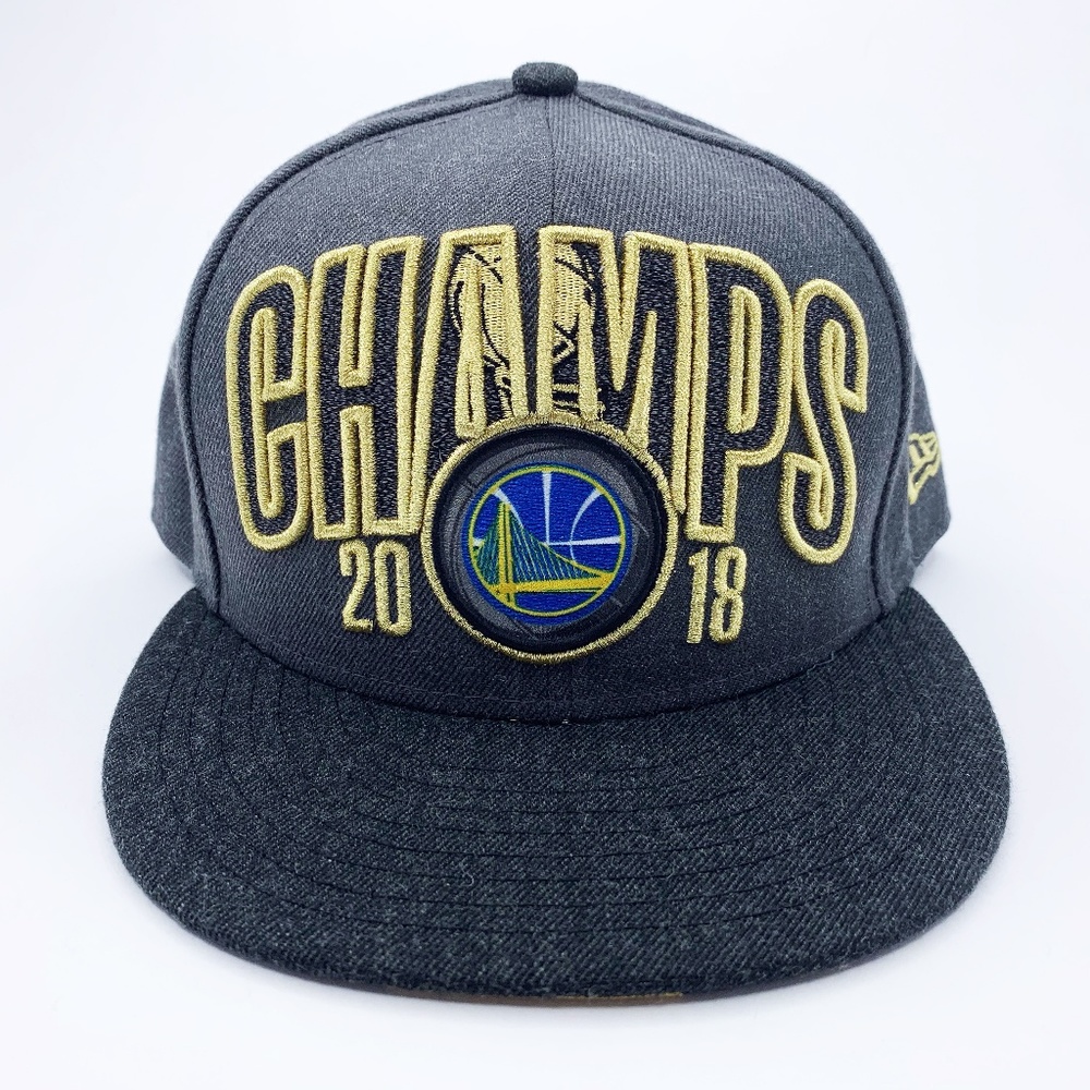 Golden State Warriors New Era 9Fifty Cap 18 Champs - Picture 1 of 7